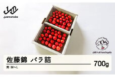 《先行予約》2025年 山形県産 さくらんぼ 佐藤錦 バラ詰 700g 秀 M～L F20A-918