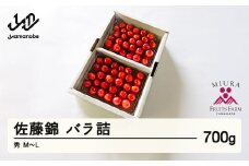 《先行予約》2026年 山形県産 令和8年産 さくらんぼ 佐藤錦 バラ詰 700g 秀 M～L  ※沖縄・離島への配送不可 F20A-918
