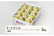 【先行予約】 《10月以降寄附額改定予定》 ラ・フランス〇秀品 約3kg(6~12個程度) ご家庭用 洋梨  2025年産 山形県産 ※沖縄・離島への配送不可 10月以降値上げ 値上げ tf-lamxx3