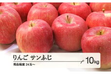 【先行予約】りんご サンふじ 秀品程度 約10kg(24~50玉)  2025年産 山形県産 甘い シャキシャキ 食感 リンゴ 林檎 フルーツ 果物 果樹 ※沖縄・離島への配送不可 tf-risfs10