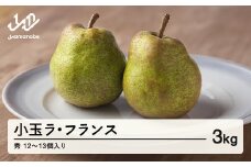 【先行予約】山形県産 小玉ラ・フランス 秀 3kg (12~13個入り) nf-lasyk3