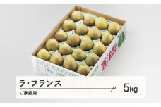 【先行予約】ラ・フランス ご家庭用 約5kg(8~20個程度)  洋梨  2025年産 山形県産 ※沖縄・離島への配送不可 tf-lamxx5