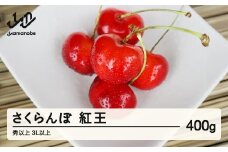 【先行予約】さくらんぼ 紅王 3L以上 秀以上 400g 2026年産 令和8年産 山形県産 送料無料 mm-yb3lx400 ※沖縄・離島への配送不可