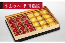 【珠玉の月山錦・紅秀峰】みやび箱 24粒【やまのべ多田耕太郎のさくらんぼ 多田農園】