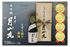 しずく採り原酒大吟醸 名刀『月山丸』（720ml×1本）