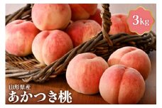 【令和7年産】あかつき桃 3kg 山形県産【JAさがえ西村山】