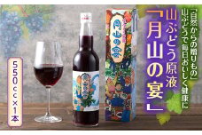 FYN9-423 山ぶどう原液「月山の宴」 1本 ブドウ 飲料 山形県 西川町