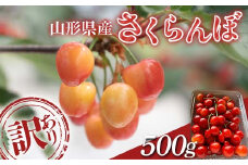FYN6-050 ≪2025年先行予約≫加工用 山形県 品種おまかせ さくらんぼ 500g バラパック 2025年6月上旬頃から順次発送 果物 くだもの フルーツ 夏果物 サクランボ チェリー 訳あり ご自宅用 ご家庭用 農業者支援品 農家支援品 山形県 西川町 月山