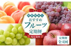 ≪先行受付≫ 山形からおすすめフルーツ定期便【定期便全4回】【060-T08】