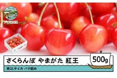 さくらんぼ やまがた紅王 べにおう 秀2Lサイズ バラ詰め 500g 2026年産 令和8年産 山形県産 ふるさと納税 果物 くだもの フルーツ 期間限定 冷蔵配送 先行受付 グルメ 取り寄せ ご当地 特産 産地 直送 送料無料 東北 山形県 人気山形県産 果物 フルーツ くだもの ns-ybs2b500