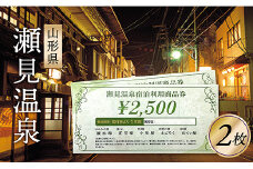 SE瀬見温泉利用券×2枚