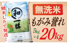 【令和7年産】【無洗米】山形県産もがみ誉れ20kg