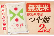 【令和7年産】【無洗米】山形県産つや姫2kg