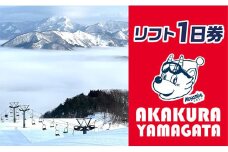 山形県最上町赤倉温泉スキー場　1日リフト券　(シニア2枚)