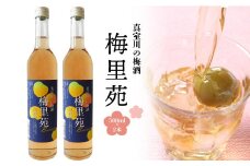 真室川の梅酒「梅里苑」500ml　2本
