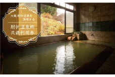 肘折温泉　木村屋旅館　で利用できる肘折温泉郷共通利用券　山形県大蔵村