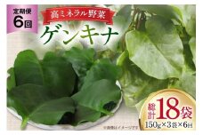 ゲンキナ 150g 18p [よねおりかんこうセンター 山形県 高畠町 tk06ays760011] 野菜 やさい 腸活 オカワカメ