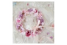 フラワーアレンジメント 花かんむり 1個 新生児 お子様 ペット 用 [La.Rose Fleur 山形県 高畠町 tk06ayt140019] 花 はな 造花 リース フラワー アレンジメント インテリア アクセサリー コスチューム 記念写真 ハンドメイド