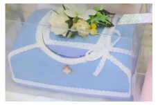 ウエットティッシュケース フラワーワイプケース ブルー 1個 [La.Rose Fleur 山形県 高畠町 tk06ayt140029] 除菌シートケース 花 はな 造花 フラワー アレンジメント インテリア 飾付 ハンドメイド