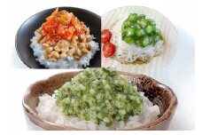 漬物 詰め合わせ 3種 セット (山形のだし 2p 味付けオクラめかぶ 2p ごま油壷キムチ 1p ) [三和漬物食品 山形県 高畠町 tk06ayk200003] だし ダシ 出汁 漬け物 おくら めかぶ ご飯のお供