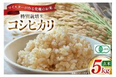 玄米 令和6年 特別栽培米 コシヒカリ 5kg 【有機JAS】 [遠藤農園 山形県 高畠町 tk06ayt120004] こしひかり 5キロ お米 ブランド米 ごはん ご飯 こめ