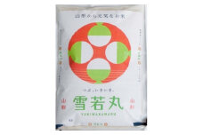 川西町産米「雪若丸」玄米　真空パック詰　5kg＜令和2年産＞【1203607】