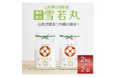 令和6年産　山形県産　雪若丸　4kg【1120494】