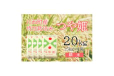 つや姫20kg　精米　真空パック詰【1144409】