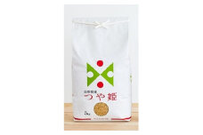 2022年8月発送開始『定期便』川西町産特別栽培米「つや姫」玄米5kg(5kg×1袋)全6回【5053590】