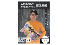 令和6年産 山形県産＜はえぬき＞精米 20kg(5kg×4袋)【1553708】