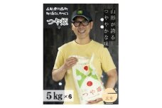 令和6年産 山形県産＜つや姫＞玄米 30kg(5kg×6袋)【1564133】