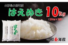 山形県小国町産 はえぬき10kg（5kg×2袋）