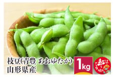 枝豆 （青豊-あおゆたか-） 1kg 山形県産 【2025年9月上旬に順次発送予定】