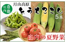 食の都庄内　庄内の夏野菜＆月山高原とうもろこし