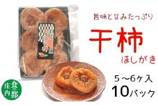 食の都庄内　庄内柿の干柿１０パック※12月下旬～3月発送