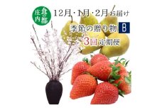 食の都庄内　《12・1・2月お届け-B》季節の贈り物-3ヶ月定期便