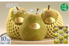 食の都庄内　庄内の洋梨「ラ・フランス」約10kg　※11月上旬～発送