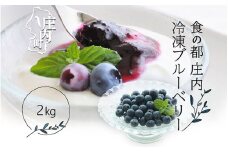 【2025年8月より順次発送】食の都庄内 冷凍ブルーベリー 2kg 洗わず食べられる 果物 スムージーに