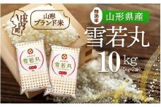 山形県産 雪若丸無洗米 10kg 5kg×2袋 令和7年産 2025年産 ブランド米