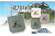 北月山荘 オリジナルトートバッグ リーフグリーン バック Mサイズ 日常使いに