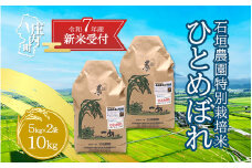 【新米受付 10月発送】R7年産 石垣農園の特別栽培米 ひとめぼれ 10kg（入金期限：2025.9.15）