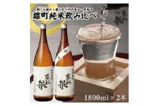 566　東北泉　雄町純米飲み比べ  1800ml×2本