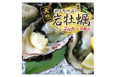 1038　遊佐町吹浦の天然岩牡蠣2kg（6～9個入）