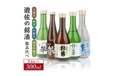 1204　遊佐の銘酒 特定名称酒 飲み比べ300ml×5本セット 本醸造 純米 吟醸生 純米吟醸生 東北泉 杉勇
