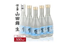 1208　澄み切った鳥海山の伏流水仕込み 杉勇 吟醸 山田錦 生 300ml×5本セット
