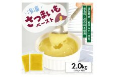 1180SA2000G　冷凍さつまいもペースト2.0kg(500g×4袋)