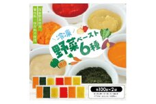 1185AL1200G　冷凍野菜ペーストアラカルト1.2kg(100g6種×各2袋)