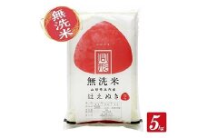 1254R07M12a　無洗米 庄内産はえぬき5kg（令和7年産米）12月上旬