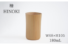 No.0713木製檜コップ　大コップ