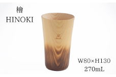 No.0714木製檜コップ　特大コップ